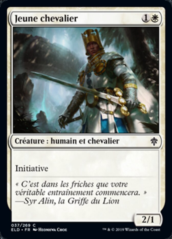 image Jeune chevalier