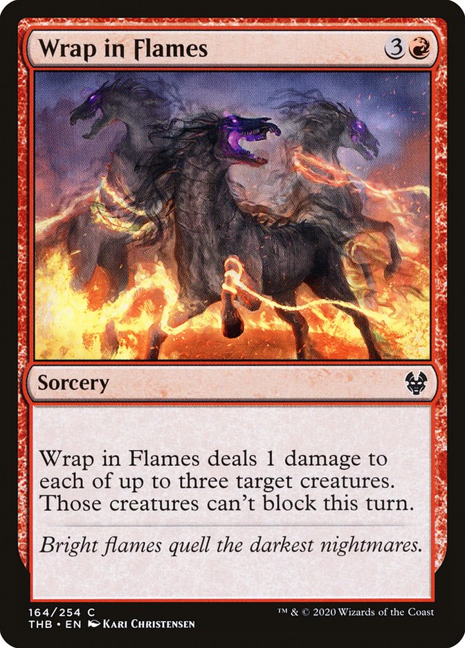 image Wrap in Flames