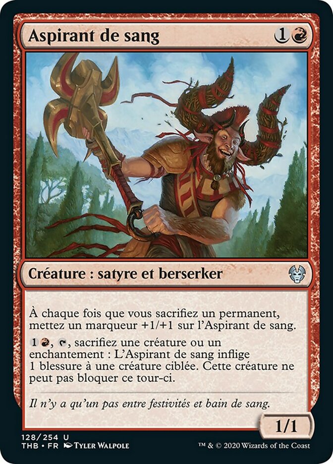 image Aspirant de sang