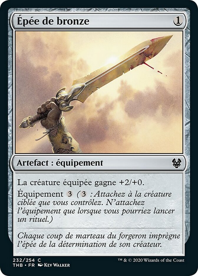 image Épée de bronze