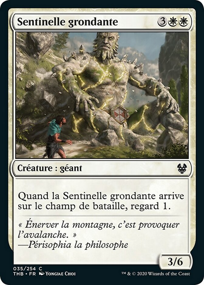 image Sentinelle grondante