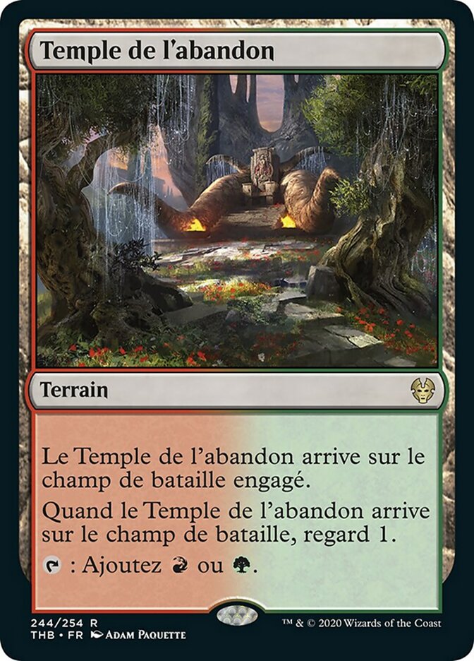 image Temple de l'abandon