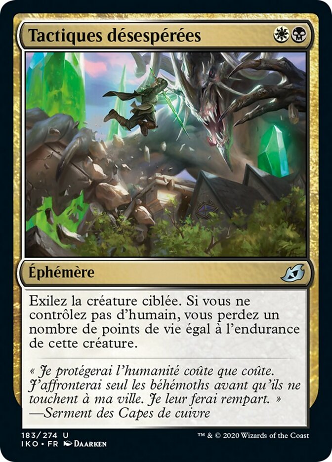 image Tactiques désespérées