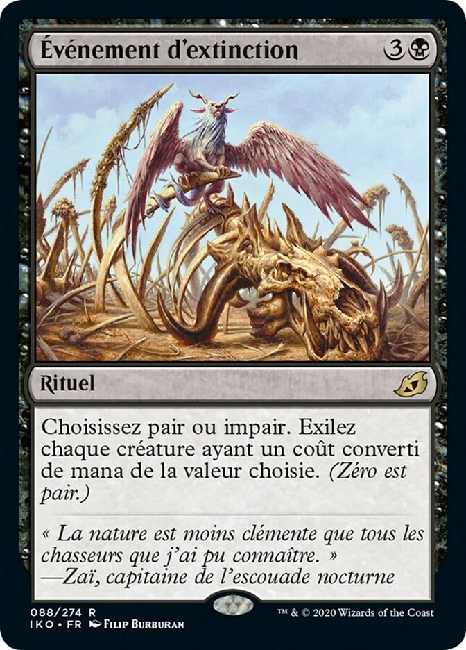 image Événement d'extinction