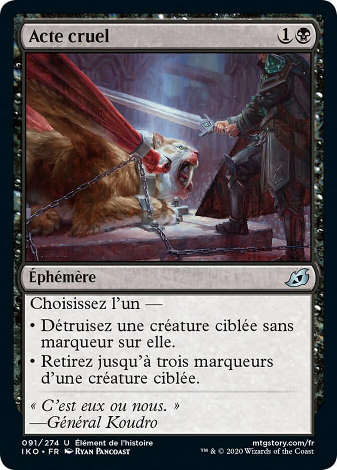 image Acte cruel