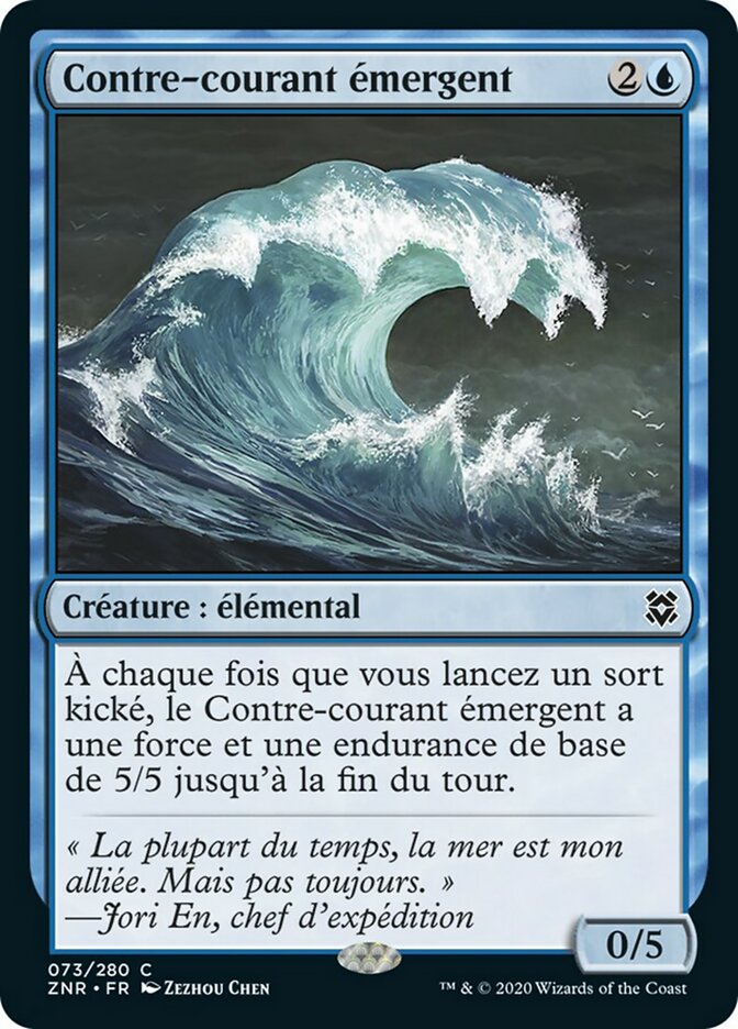 image Contre-courant émergent