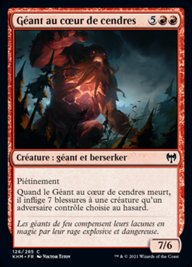 image Géant au cœur de cendres