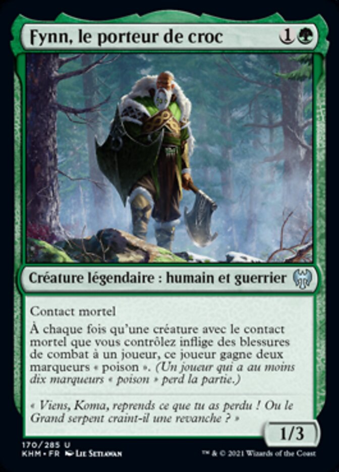 image Fynn, le porteur de croc