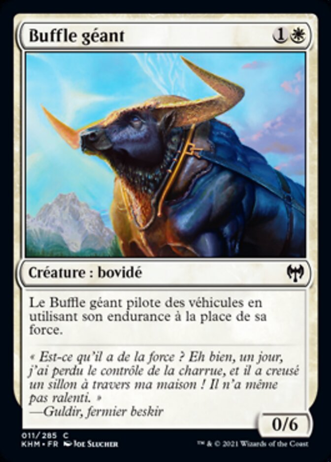 image Buffle géant