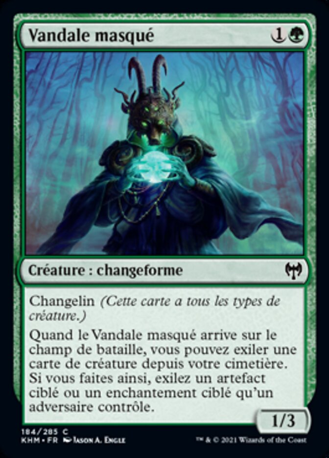 image Vandale masqué