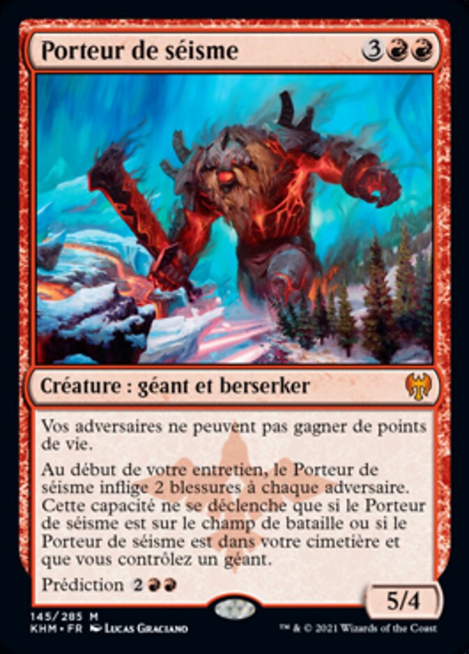 image Porteur de séisme