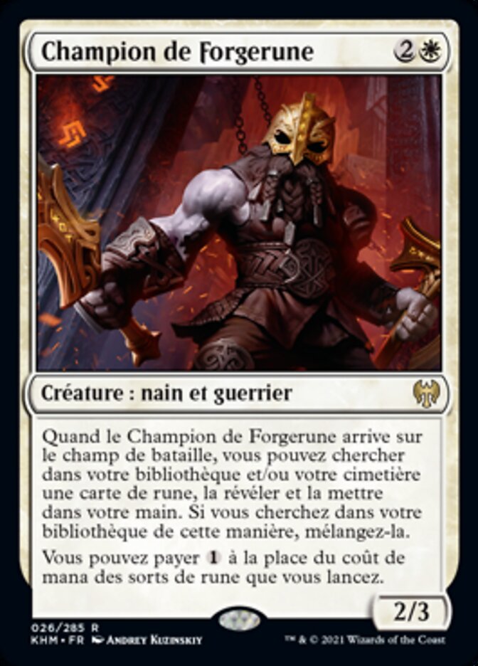 image Champion de Forgerune