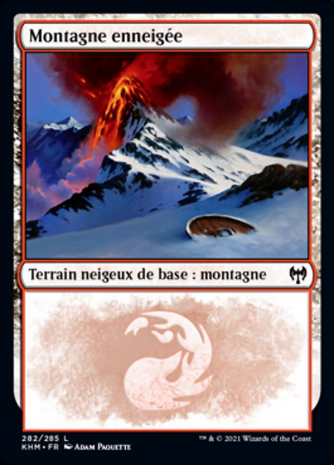 image Montagne enneigée
