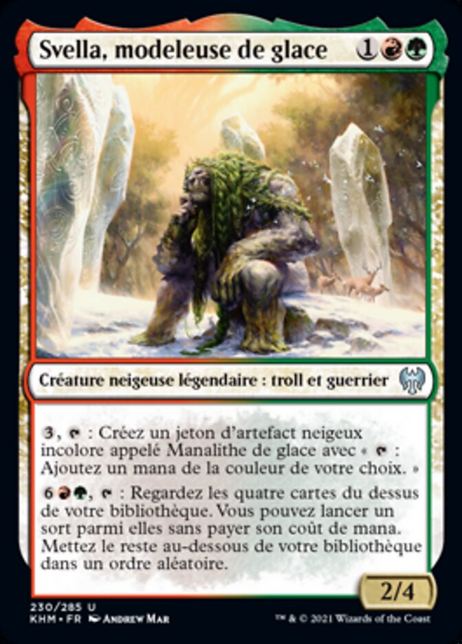 image Svella, modeleuse de glace