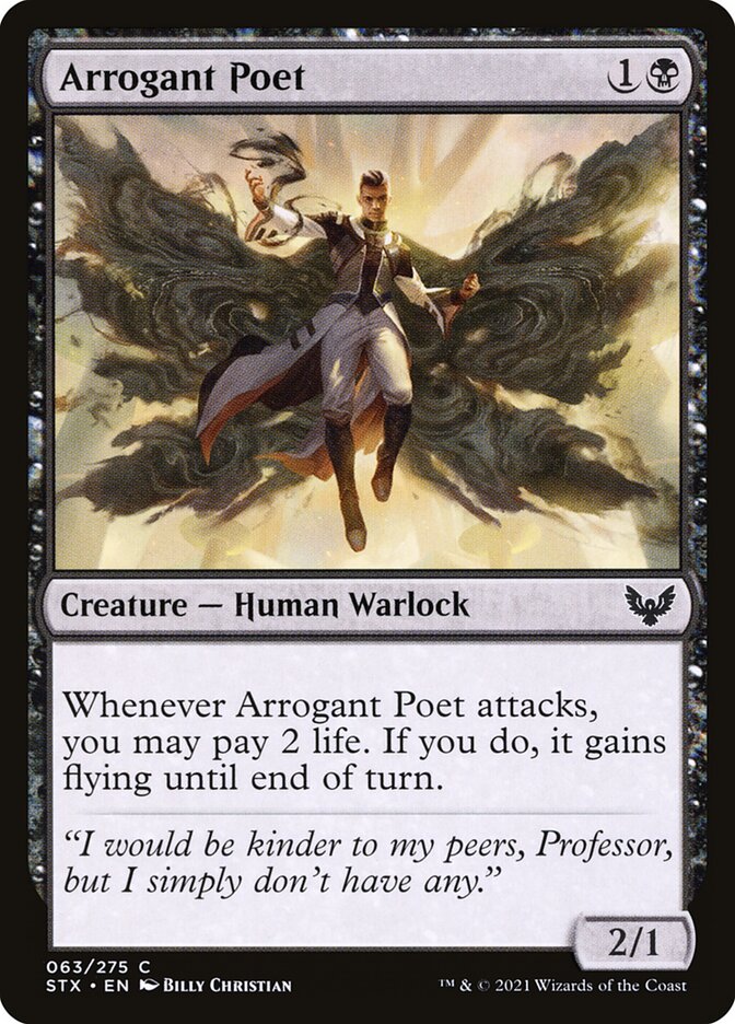 image Arrogant Poet