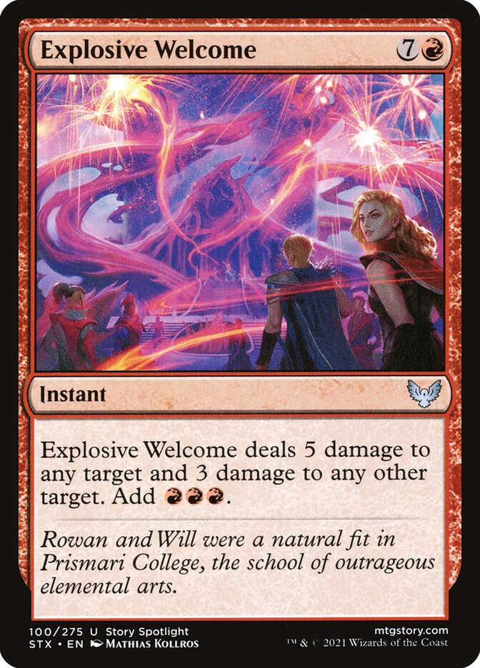 image Explosive Welcome