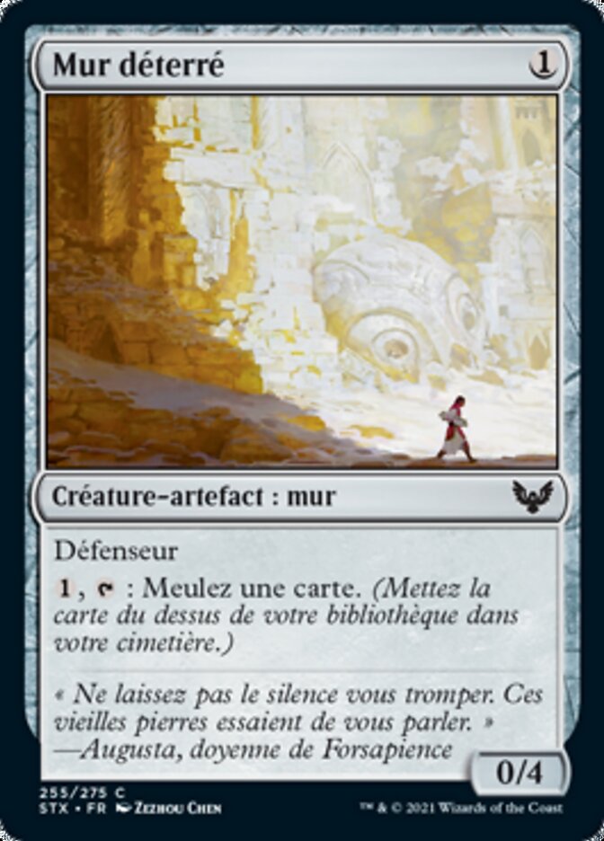 image Mur déterré