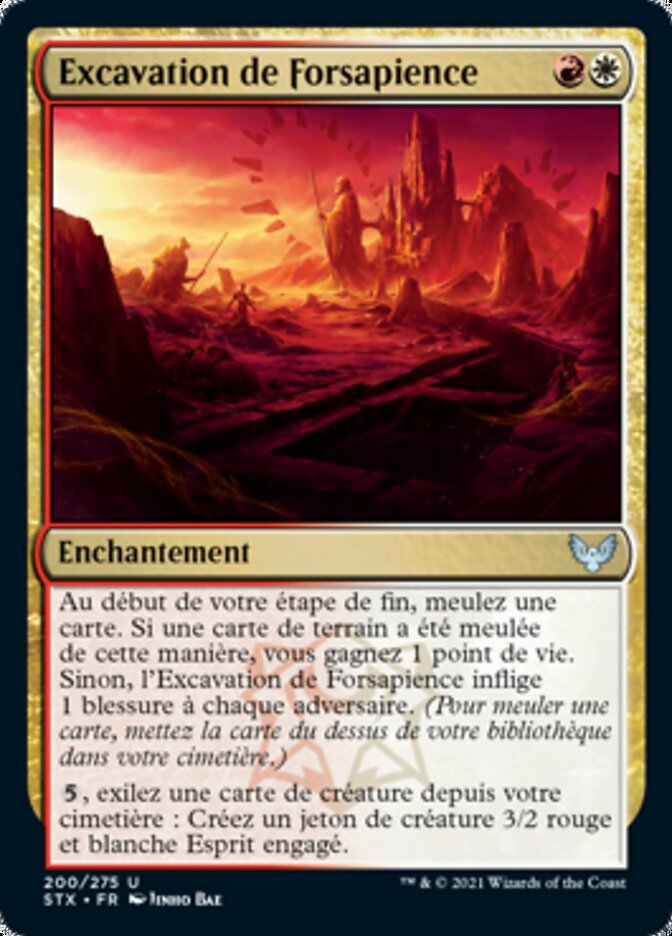 image Excavation de Forsapience