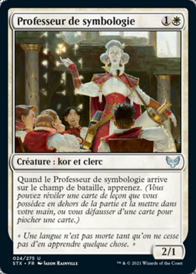 image Professeur de symbologie