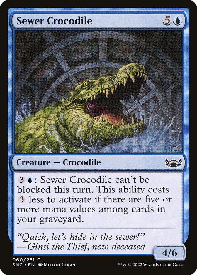 image Sewer Crocodile