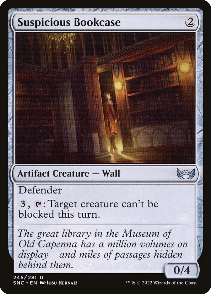 image Suspicious Bookcase
