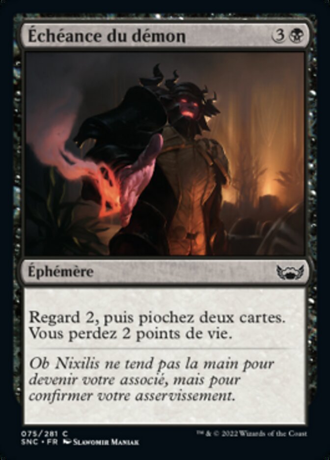 image Échéance du démon