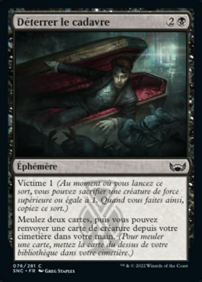 image Déterrer le cadavre