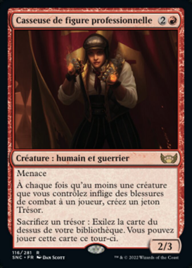 image Casseuse de figure professionnelle