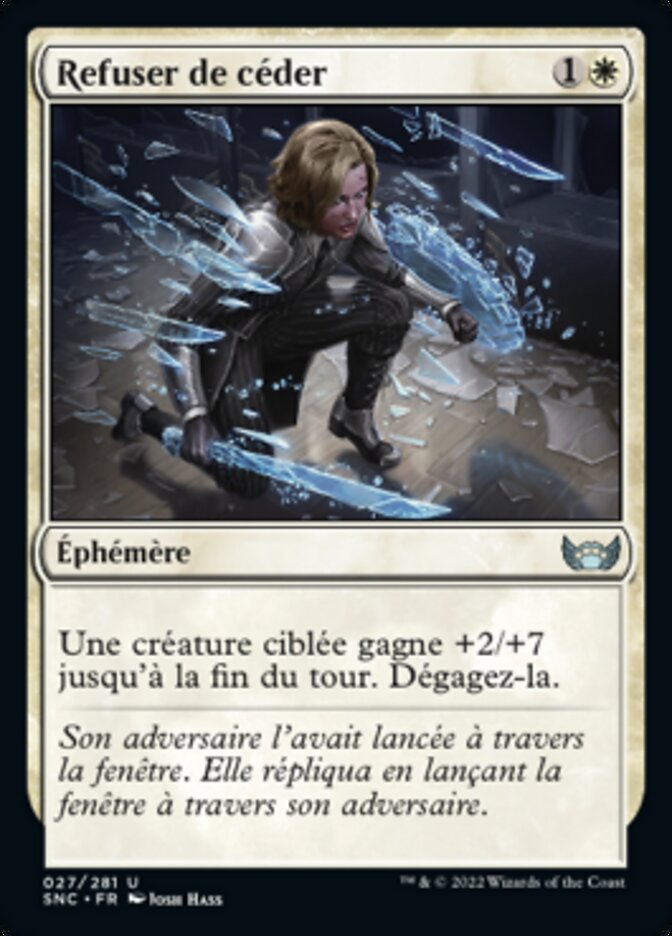 image Refuser de céder
