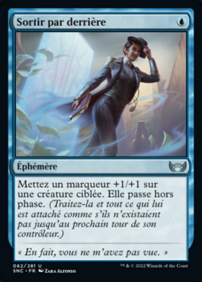 image Sortir par derrière
