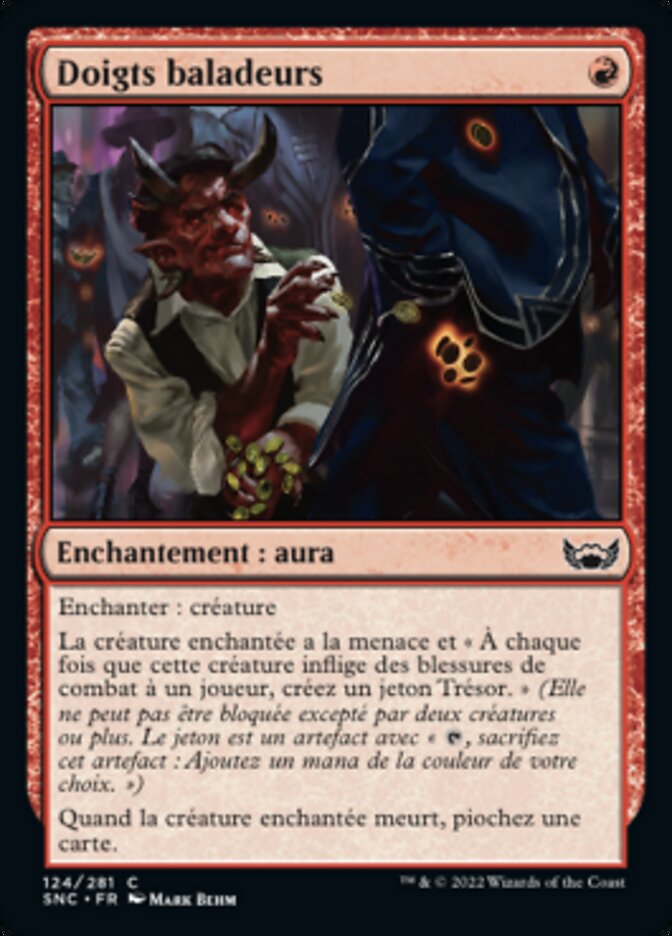 image Doigts baladeurs