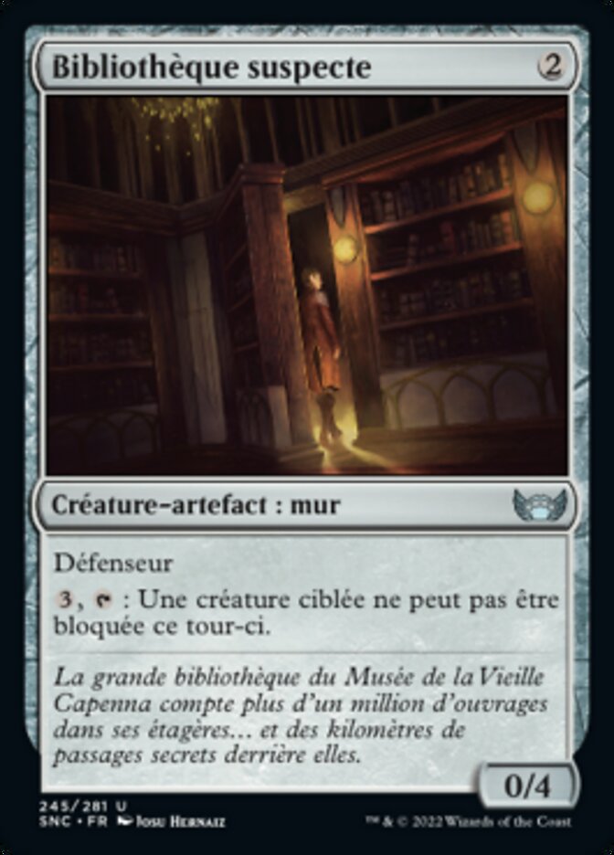 image Bibliothèque suspecte