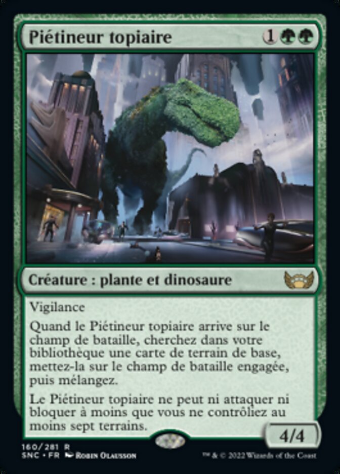 image Piétineur topiaire