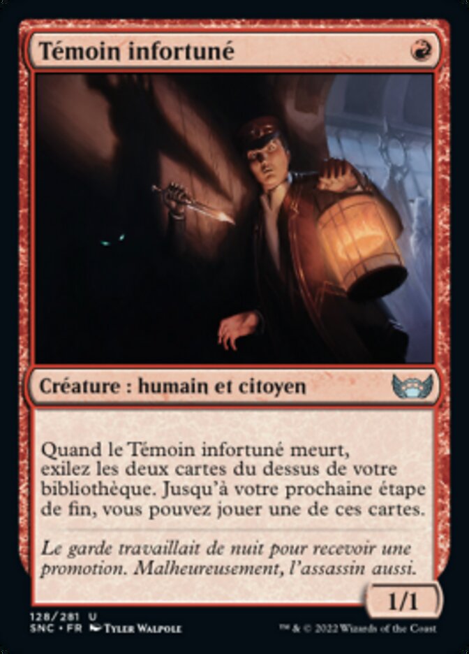 image Témoin infortuné