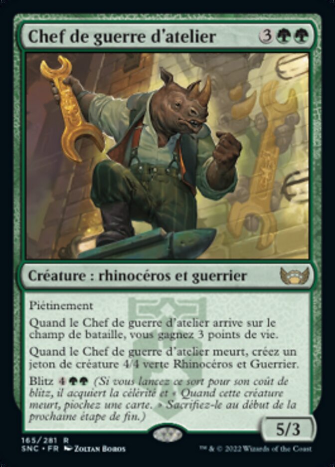 image Chef de guerre d'atelier