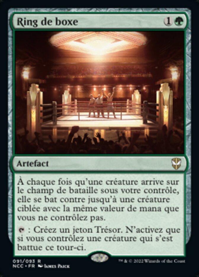 image Ring de boxe