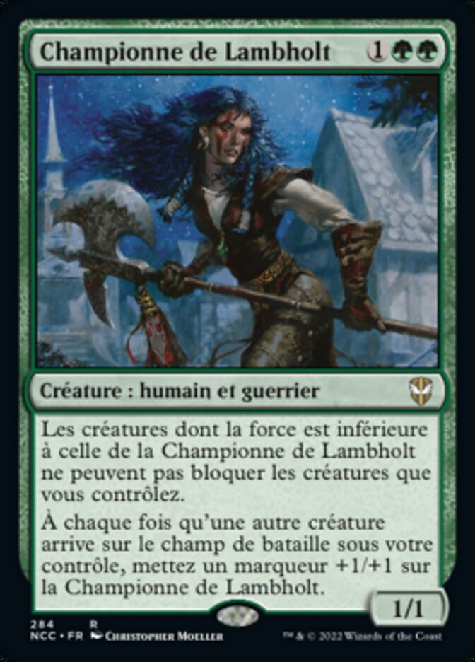 image Championne de Lambholt
