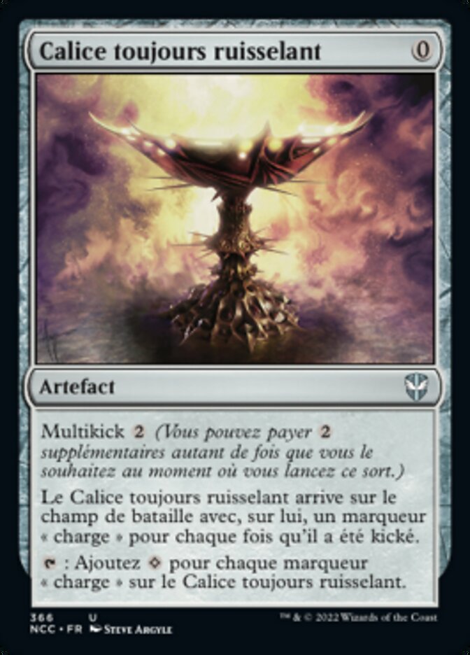 image Calice toujours ruisselant