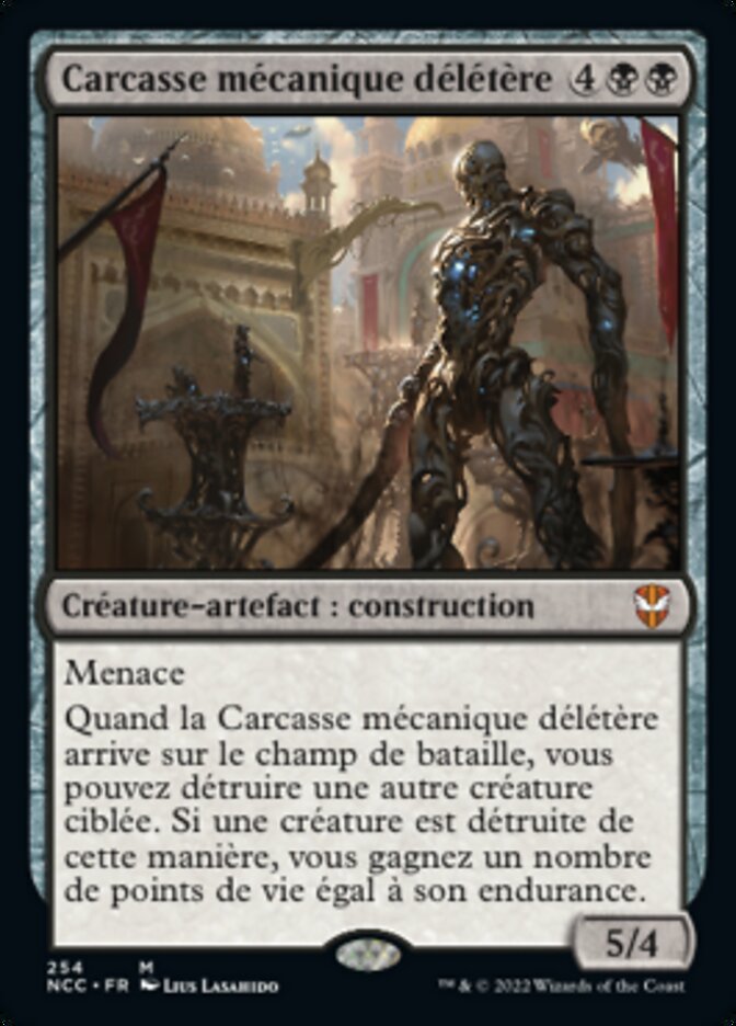 image Carcasse mécanique délétère