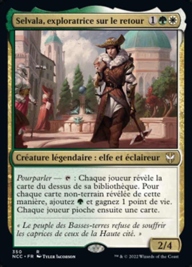 image Selvala, exploratrice sur le retour