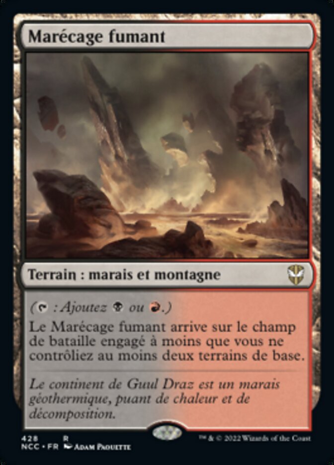 image Marécage fumant