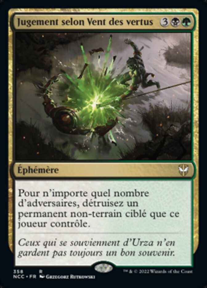 image Jugement selon Vent des vertus
