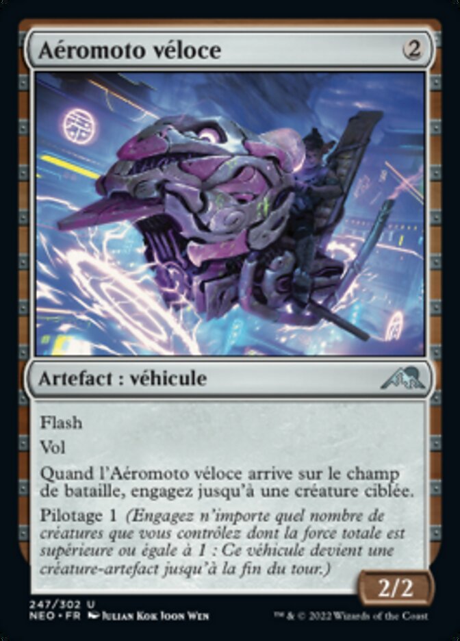 image Aéromoto véloce