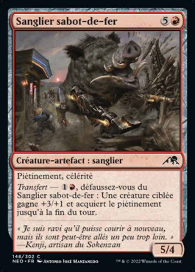 image Sanglier sabot-de-fer