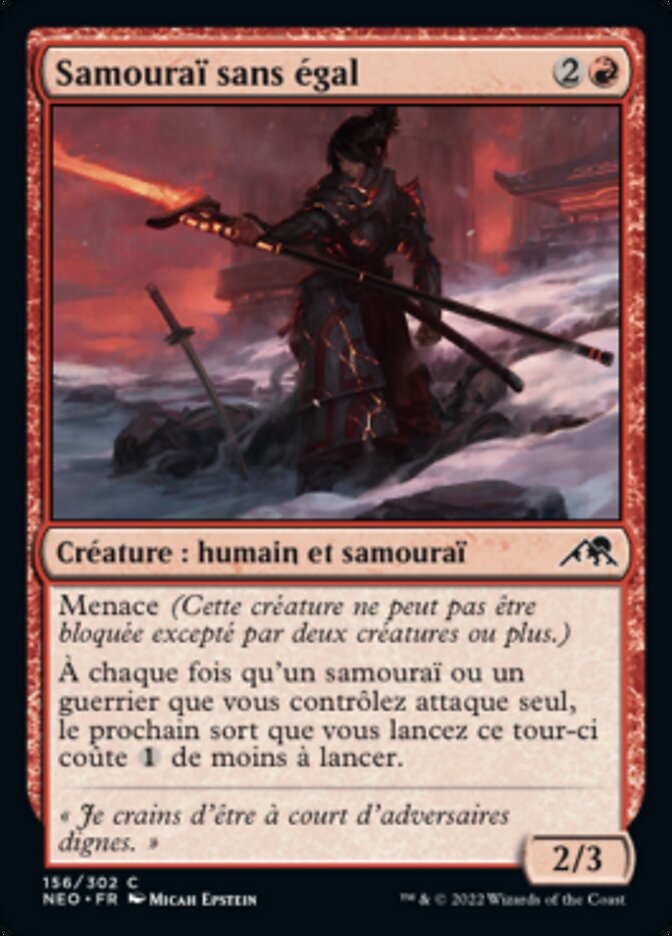 image Samouraï sans égal