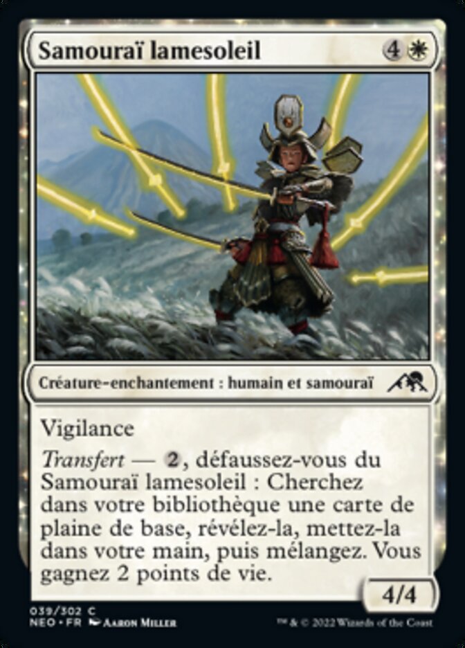 image Samouraï lamesoleil
