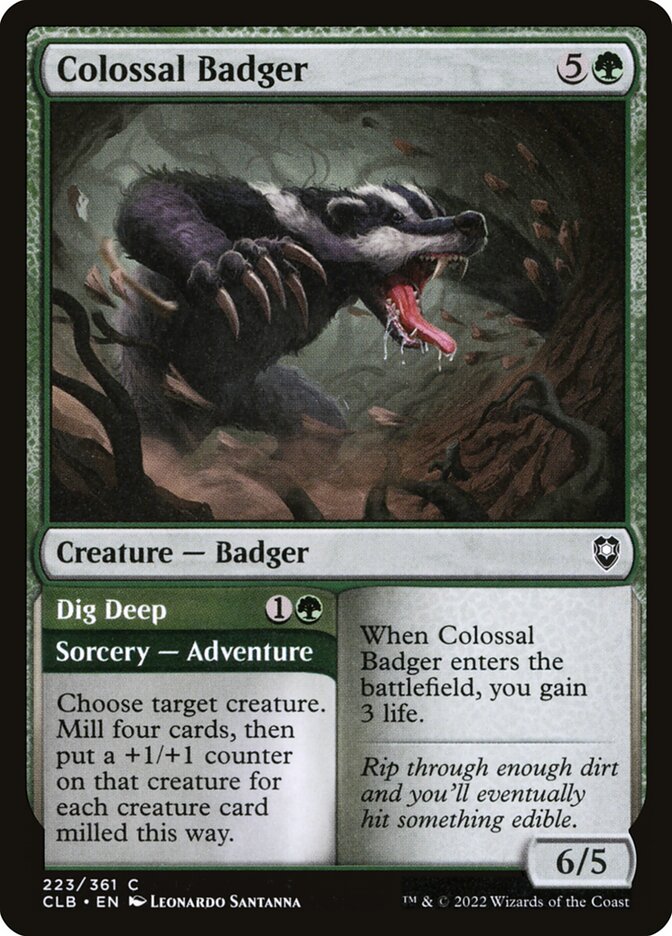 image Colossal Badger // Dig Deep