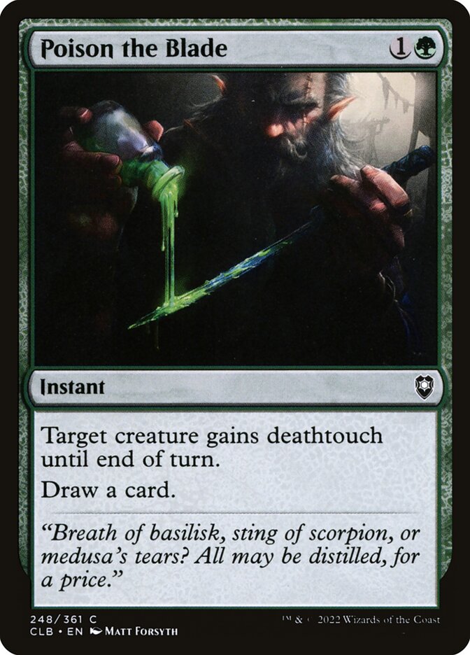 image Poison the Blade