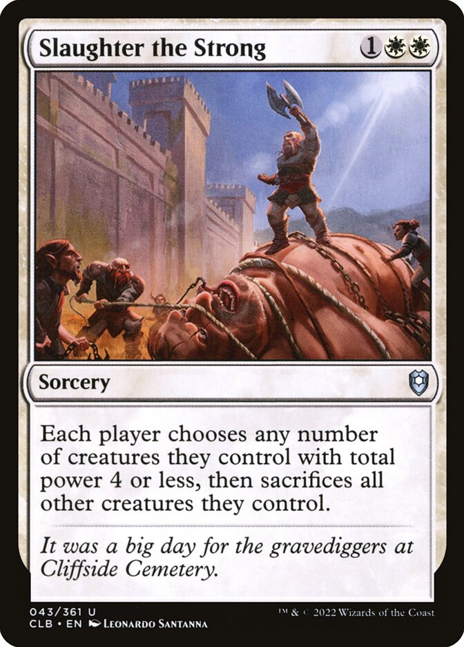 image Slaughter the Strong