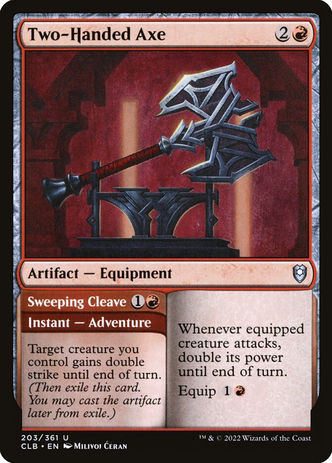 image Two-Handed Axe // Sweeping Cleave